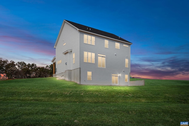 121 Yates Cir, Stanardsville, VA 22973 - rear view of house with a yard