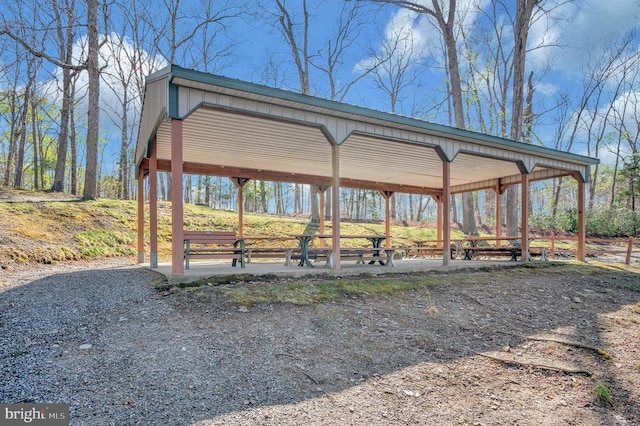 view of property's community featuring a gazebo