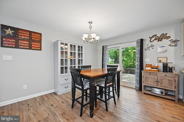 1003 Confederate Dr, Locust Grove, VA 22508 - dining space featuring a chandelier and light wood-style floors