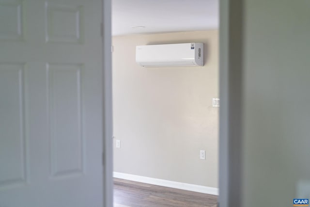 33 Bagby St, Staunton, VA 24401 - detailed view of a wall mounted AC, wood finished floors, and baseboards