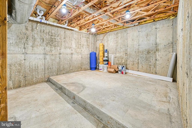 188 Byrd Point Ln, Louisa, VA 23093 - view of unfinished below grade area