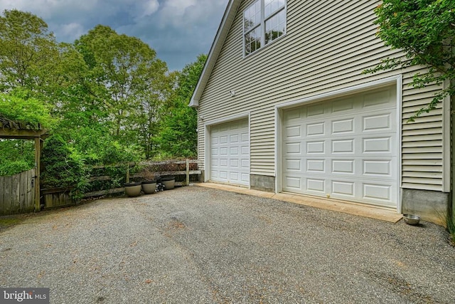 188 Byrd Point Ln, Louisa, VA 23093 - garage featuring driveway