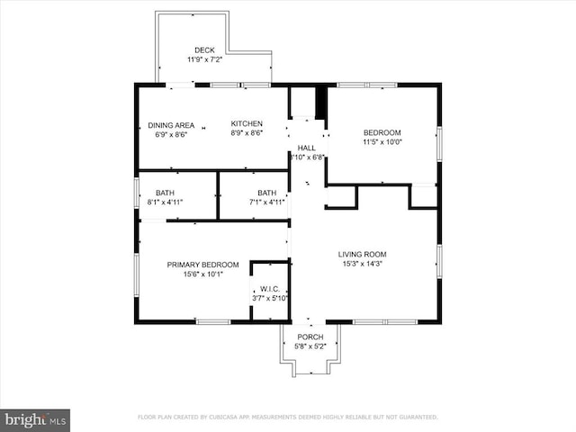 105 Cammack St, Louisa, VA 23093 - room layout