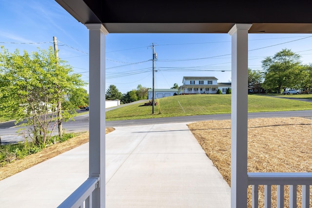 16854 E Summit Ave E, Elkton, VA 22827 - view of green lawn featuring covered porch