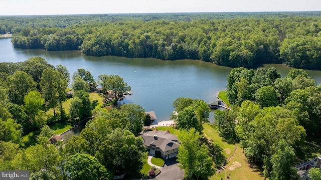 129 Lois Ln, Mineral, VA 23117 - aerial view of a forest and a large body of water