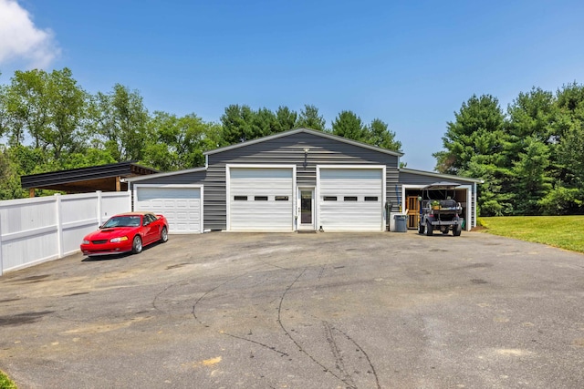 56 Serendipity Ln, Crimora, VA 24431 - garage featuring a detached garage