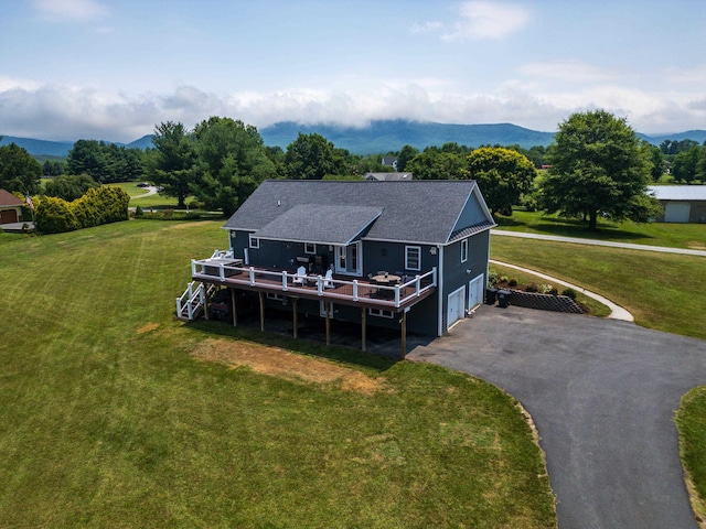 56 Serendipity Ln, Crimora, VA 24431 - view from above of property with mountains
