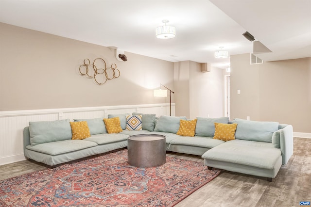 6406 Carter Ln, Mineral, VA 23117 - living room with wood finished floors