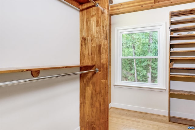 6406 Carter Ln, Mineral, VA 23117 - walk in closet with wood finished floors
