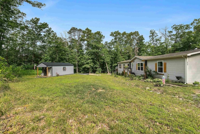 2749 Lee Hwy E, New Market, VA 22844 - view of grassy yard with an outdoor structure