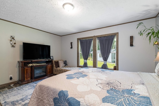 2749 Lee Hwy E, New Market, VA 22844 - bedroom with ornamental molding and a textured ceiling