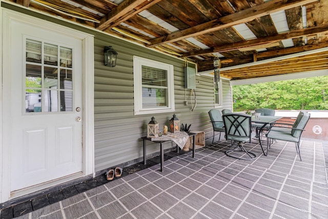 2420 Jollett Rd, Elkton, VA 22827 - view of patio / terrace featuring outdoor dining area