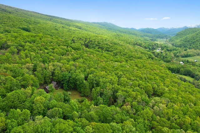 537 High Valley Dr N, Monterey, VA 24465 - drone / aerial view of a heavily wooded area and a mountainous background