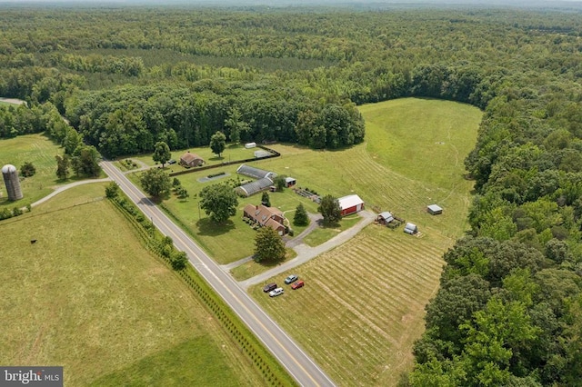 12014 Jefferson Hwy, Mineral, VA 23117 - overview of rural landscape with a heavily wooded area