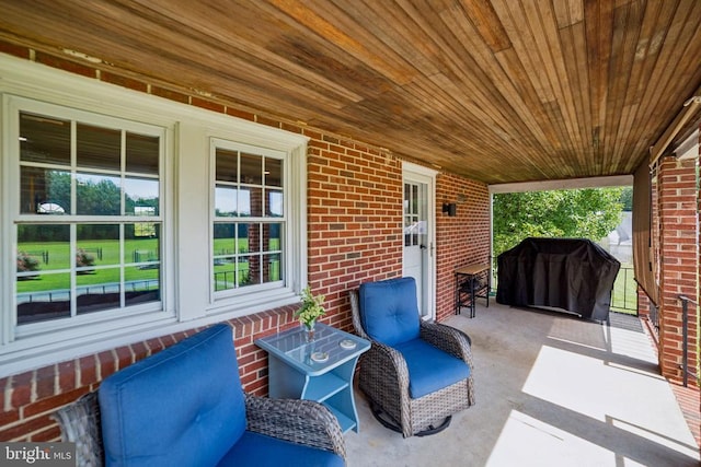 12014 Jefferson Hwy, Mineral, VA 23117 - view of patio with area for grilling