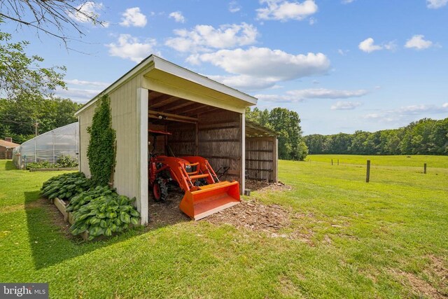 12014 Jefferson Hwy, Mineral, VA 23117 - view of pole building with a lawn