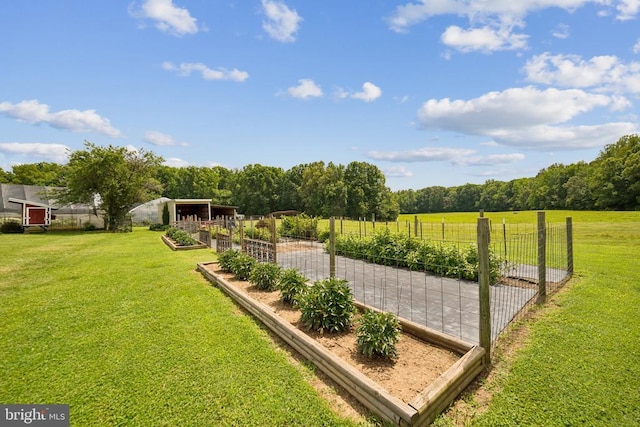 12014 Jefferson Hwy, Mineral, VA 23117 - view of yard with a vegetable garden