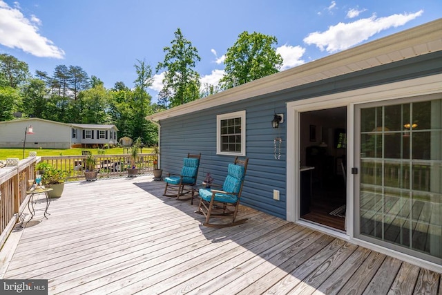 166 John Tucker Rd, Madison, VA 22727 - view of wooden deck