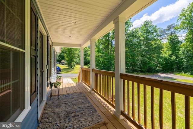 166 John Tucker Rd, Madison, VA 22727 - view of wooden porch