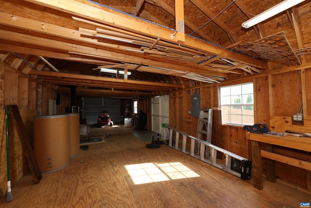 misc room featuring electric panel
