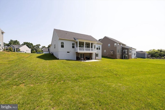 14219 Belle Ave, Culpeper, VA 22701 - rear view of house with a lawn and a patio area