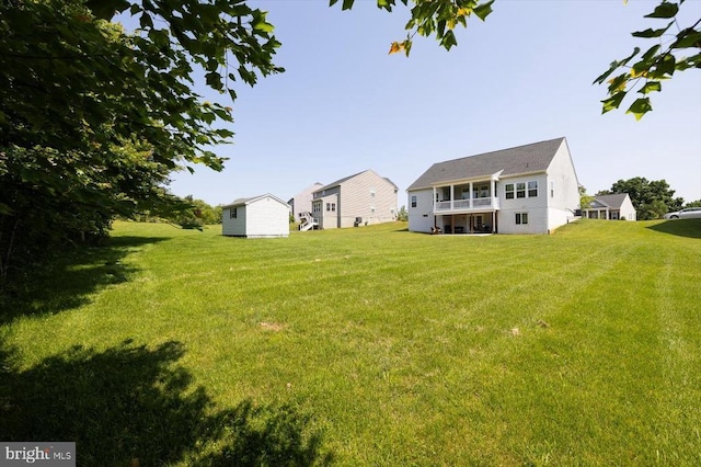 14219 Belle Ave, Culpeper, VA 22701 - view of green lawn featuring a balcony