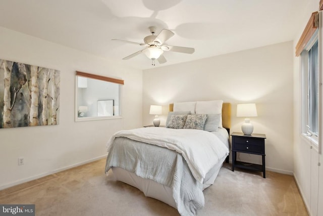 208 Mt Pleasant Dr, Locust Grove, VA 22508 - carpeted bedroom featuring baseboards and a ceiling fan