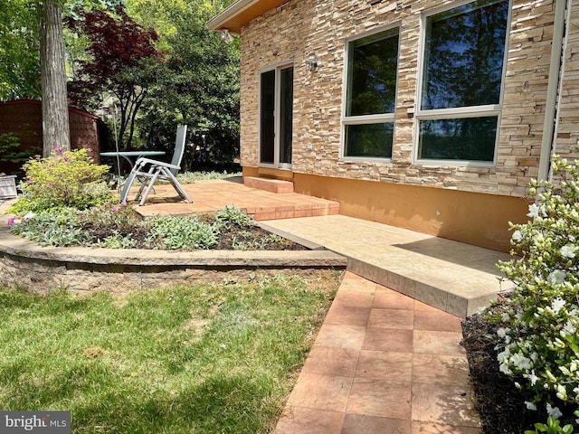 208 Mt Pleasant Dr, Locust Grove, VA 22508 - view of yard with a patio