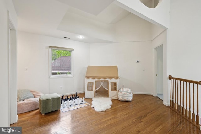 208 Mt Pleasant Dr, Locust Grove, VA 22508 - sitting room with wood finished floors and baseboards
