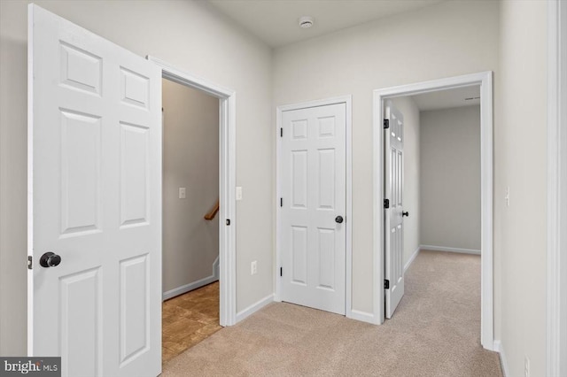 35367 Pheasant Ridge Rd, Locust Grove, VA 22508 - hallway with light carpet and baseboards