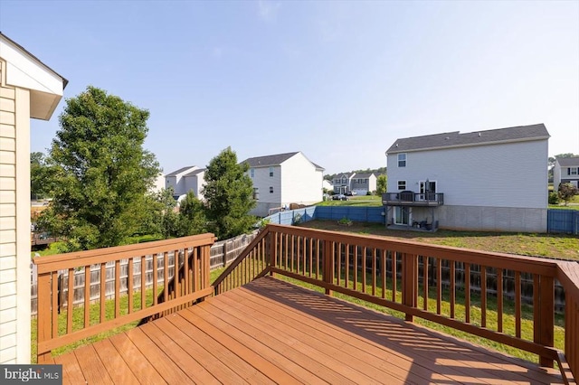 35367 Pheasant Ridge Rd, Locust Grove, VA 22508 - deck featuring a residential view and a fenced backyard