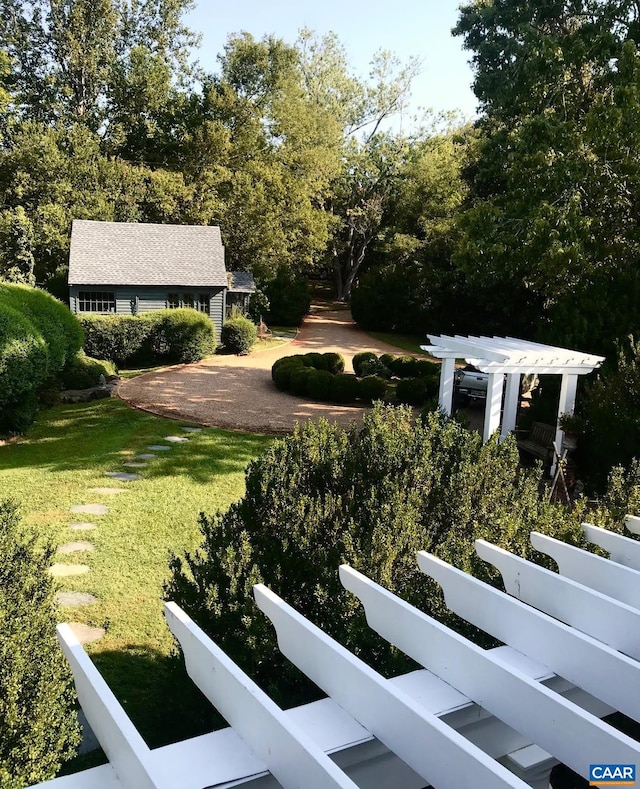 10064 Hatton Ferry Ln, Scottsville, VA 24590 - view of green lawn