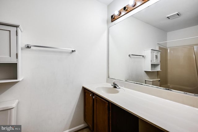 11175 Elwyn Ct, Fredericksburg, VA 22407 - full bath featuring toilet, vanity, and bathtub / shower combination