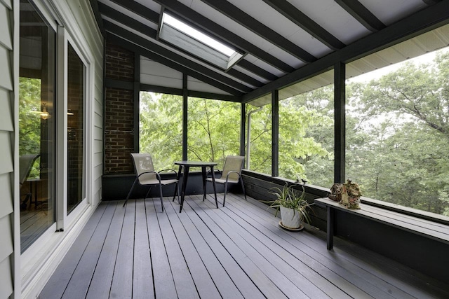 1217 Windsor Rd, Harrisonburg, VA 22801 - sunroom / solarium featuring a skylight