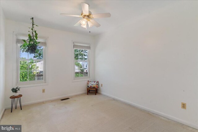 648 Ripplebrook Dr, Culpeper, VA 22701 - carpeted spare room featuring baseboards and a ceiling fan