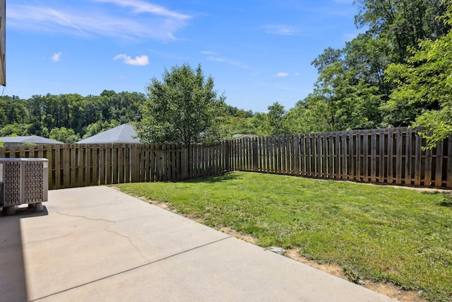 872 Camelot Ln, Harrisonburg, VA 22801 - view of yard with a patio area and central air condition unit
