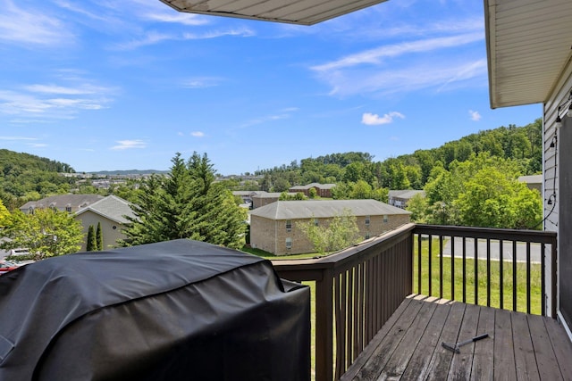 872 Camelot Ln, Harrisonburg, VA 22801 - wooden terrace featuring area for grilling