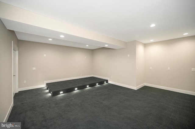 60 Laurelwood Dr, Mineral, VA 23117 - finished basement with recessed lighting and dark carpet