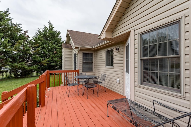 5 Hidden Valley Ct, Fishersville, VA 22939 - deck featuring outdoor dining space and fence