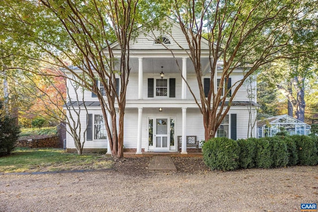 19184 Mt Sharon Rd, Orange, VA 22960 - view of front of house featuring covered porch