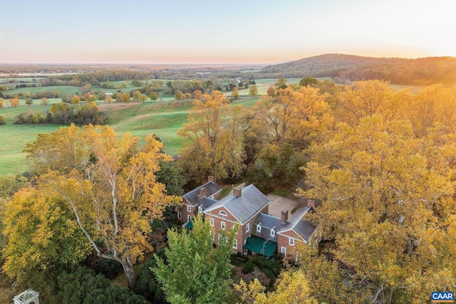 19184 Mt Sharon Rd, Orange, VA 22960 - view of aerial view at dusk