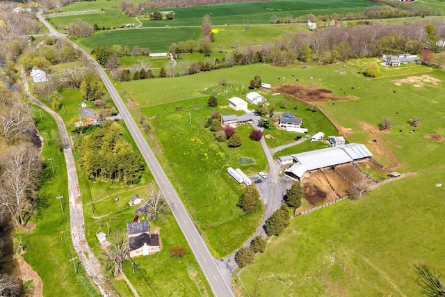10999 Orkney Grade, Mount Jackson, VA 22842 - aerial view of property's location with rural landscape and agricultural land