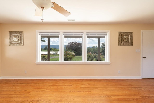 10999 Orkney Grade, Mount Jackson, VA 22842 - unfurnished room featuring plenty of natural light, baseboards, and a ceiling fan