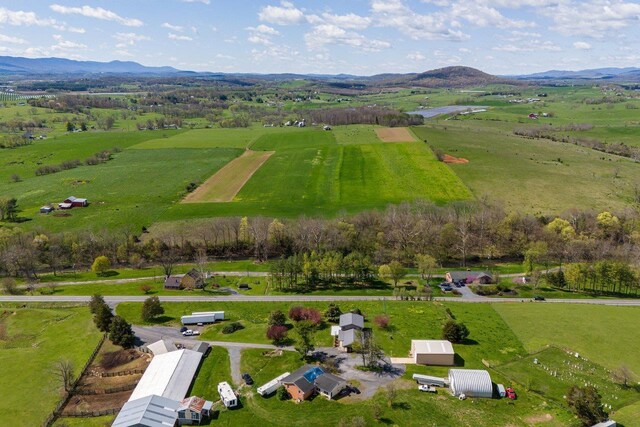 10999 Orkney Grade, Mount Jackson, VA 22842 - aerial view of sparsely populated area with a mountainous background