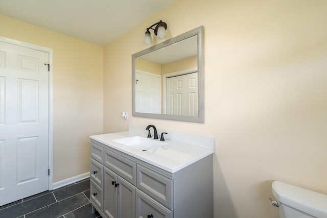 10999 Orkney Grade, Mount Jackson, VA 22842 - bathroom featuring vanity, toilet, and baseboards