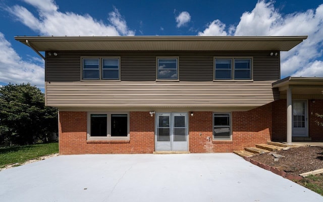 10999 Orkney Grade, Mount Jackson, VA 22842 - back of house with brick siding and a patio