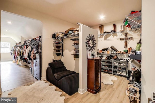 13001 Wipple Ct, Fredericksburg, VA 22407 - wine room with wood finished floors and vaulted ceiling