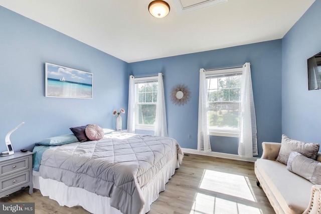 13001 Wipple Ct, Fredericksburg, VA 22407 - bedroom with multiple windows and light wood finished floors