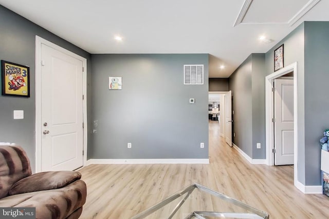 13001 Wipple Ct, Fredericksburg, VA 22407 - living area with light wood-type flooring and recessed lighting