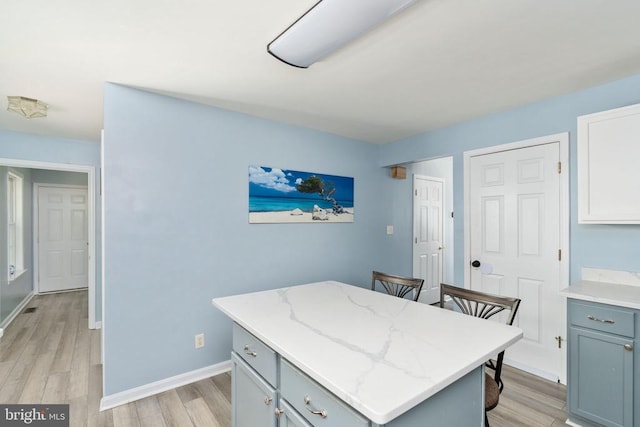 12107 Knight Ct, Fredericksburg, VA 22407 - dining area featuring light wood finished floors and baseboards
